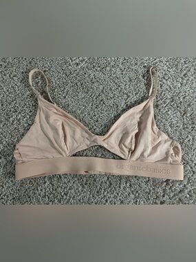 Organic Basics Soft Touch Basic Bralette Tan Medium
